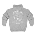 Light Grey Zipper Hoodie