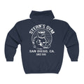 Navy Blue Zipper Hoodie