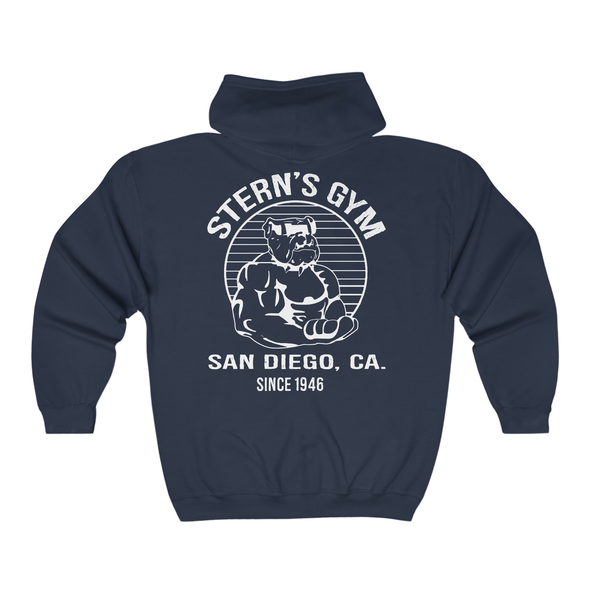 Navy Blue Zipper Hoodie