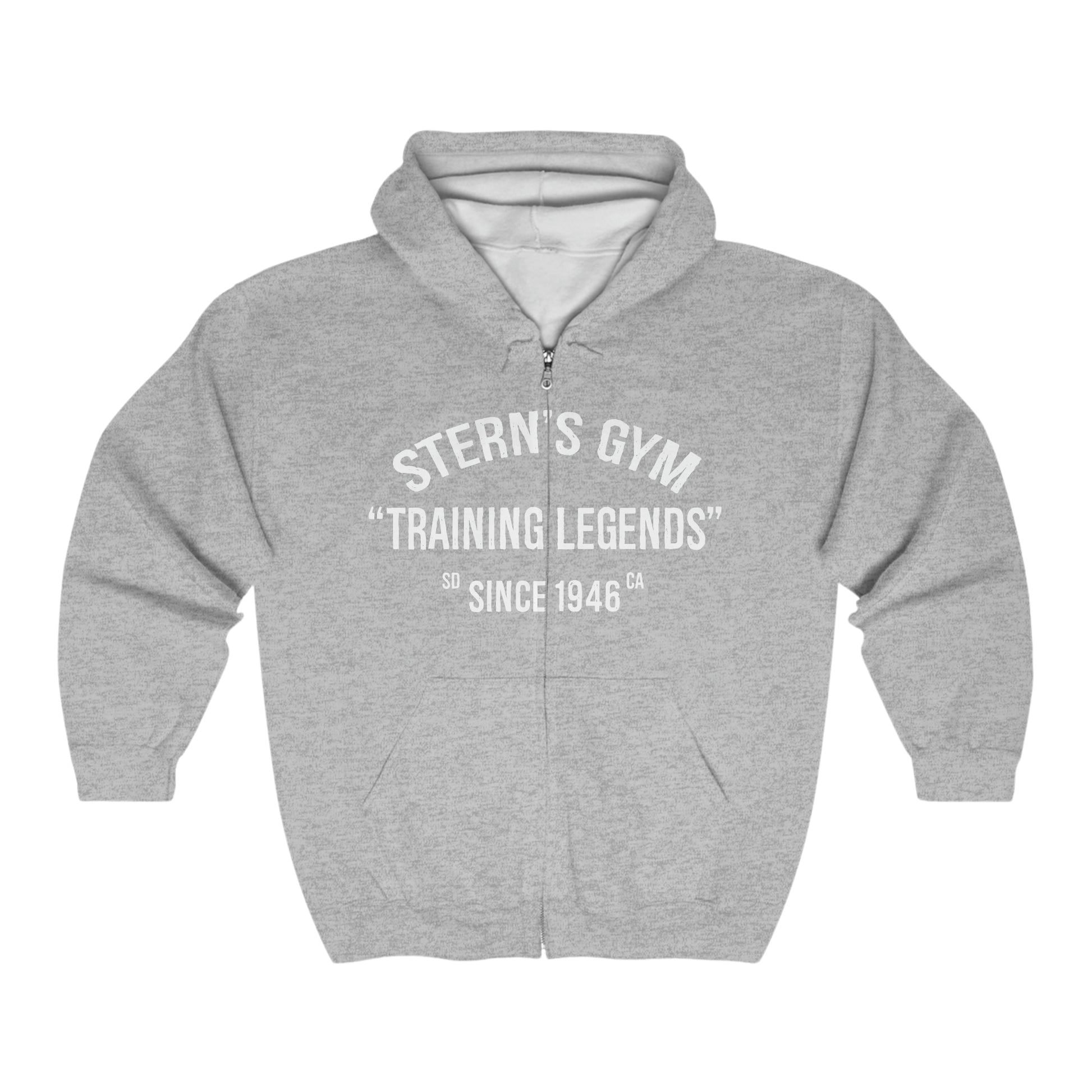 Light Grey Zipper Hoodie