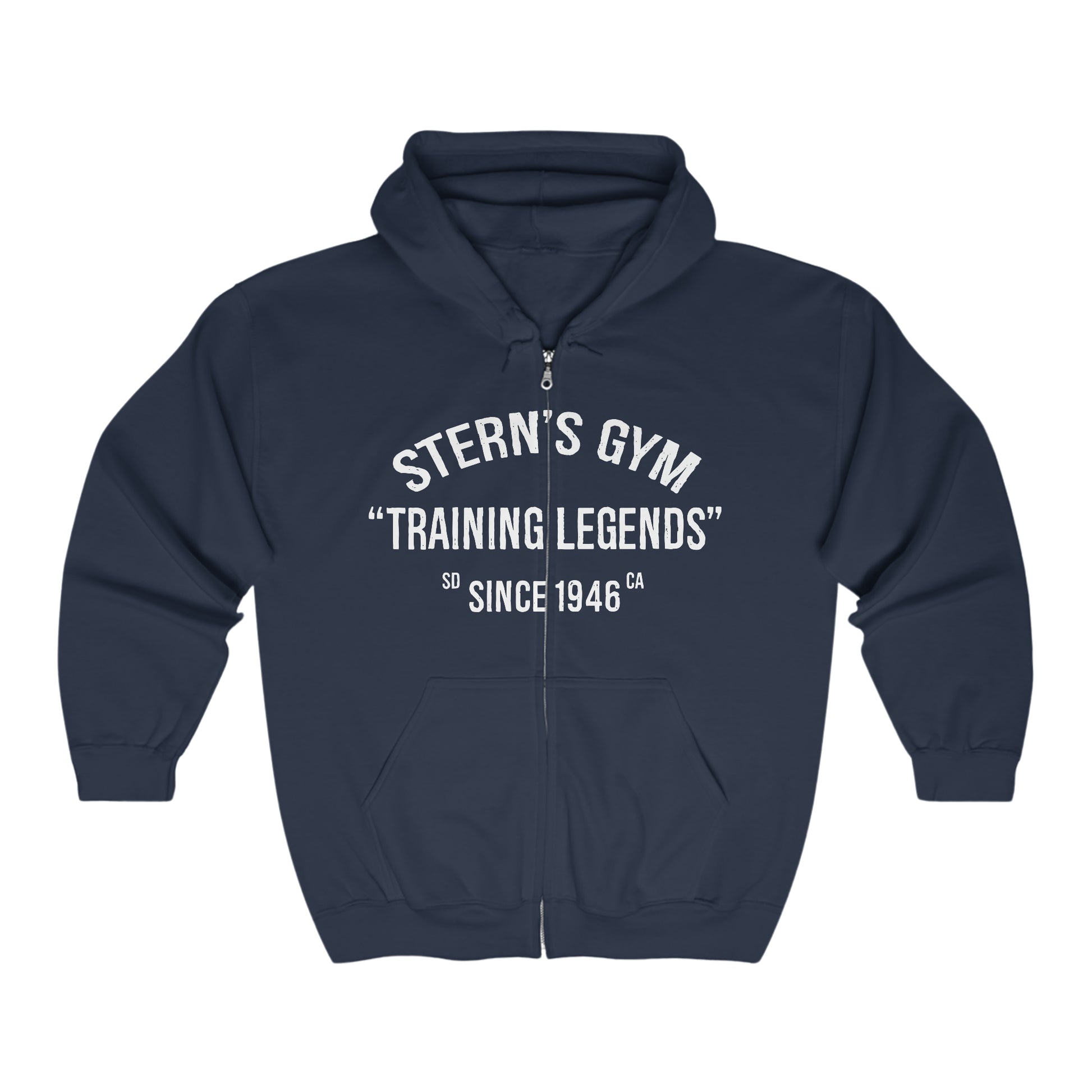 Navy Blue Zipper Hoodie